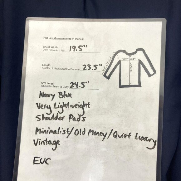 Vintage 80s Helene St. Marie Blouse Womens 4 Lightweight Minimalist Made in USA - Picture 5 of 12